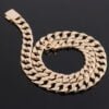 12mm Moissanite Cuban Link Chain In 925 Silver - Image 2