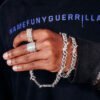 Iced Out Moissanite Cuban Chain In 925 Silver - Image 3