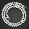 3mm 925 Silver D Moissanite Tennis Chain