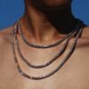 3mm 925 Silver D Moissanite Tennis Chain - Image 3