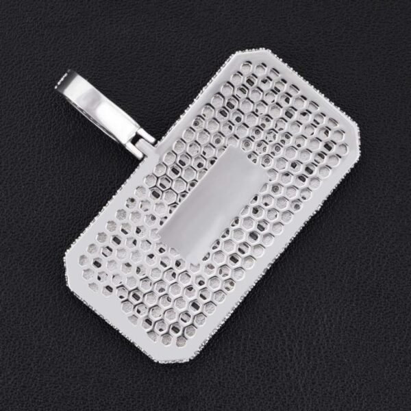 925 Sterling Silver VVS Moissanite Custom CEO Letter Hip Hop Pendant - Image 4